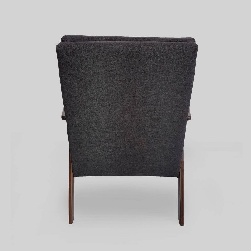 Duluth Mid-Century Armchair Black - Christopher Knight Home, 5 of 11