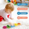 Wooden Shape and Color Sorting Toy, Stacking Montessori Set for Toddlers Ages 1-3 - 3 of 4