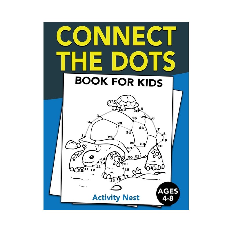 Connect The Dots Book For Kids Ages 4-8 - by  Activity Nest (Paperback), 1 of 2