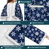 PAVILIA Wearable Blanket with Sleeves for Women Men Adults, Warm Soft Plush Snuggle Pocket Sleeved TV Throw - 3 of 4