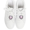 Unique Bargains Heart Rhinestones Candied Haws Shape Shoelace Charms 1 Pair - 2 of 4