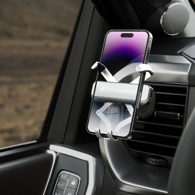 Bracketron AutoGrip Universal Car Vent Mount - Black: Plastic Adjustable Holder