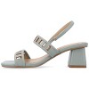 Journee Collection Womens Ismay Laser Cut Sling Back Block Heel Sandals - 2 of 4