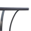 Resenkos Patio Dining Tables,Patio Tables,27" Square Bistro Table Garden Dining Table Outdoor Tempered Glass Table Black - 2 of 4