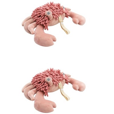 REGALWOVEN 2 Packs Cute Animal Chenille Soft Absorbent Decorative Cartoon Fuzzy Ball Hand Towel 9" x 12"