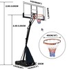 SKONYON 54 in. Portable Basketball Hoop System, Height Adjustable - 3 of 4