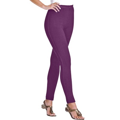 Woman Within Plus Size Stretch Cotton Legging