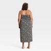 Women's Column Slip Dress - A New Day™ Black - 2 of 3