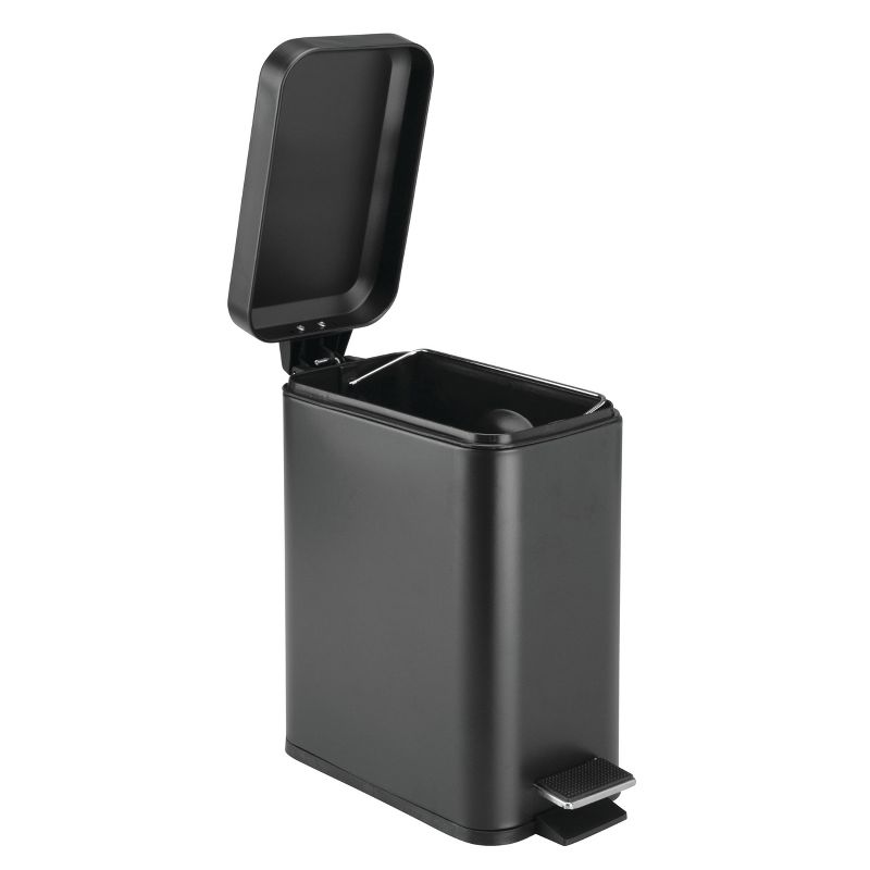 iDESIGN Rectangle Step Can Black, 4 of 7