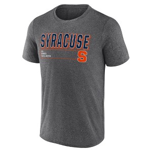 NCAA Syracuse Orange Men's Charcoal Heather Poly T-Shirt - 1 of 3