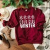 Simply Sage Market Women's Graphic Sweatshirt Cold Girl Winter - 3 of 3