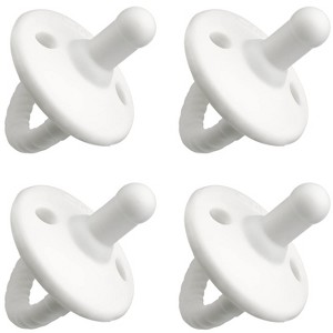 Pacifier 4 pack Soother for Newborns 100% Food Grade Soft Silicone by Comfy Cubs - 1 of 4