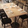 Flash Furniture Bennett Solid Wood Indoor 1.5 Inch Thick Rectangular Tabletop - 2 of 4