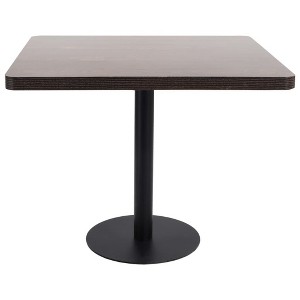 vidaXL Bistro Table Dark brown and black MDF Medium Simplistic - 1 of 4