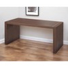 HomeRoots 62" Brown Wood Computer Desk - 2 of 4
