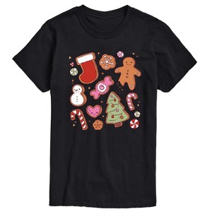 Men's - Instant Message - Kawaii Christmas Treats Short Sleeve Graphic T-Shirt - 1 of 4