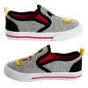 Mickey Mouse Kids Casual No Lace Shoes - Low top Canvas Slip-on Tennis Boys Sneakers - Disney Character sneaker shoe (Size 5-12 Toddler - Little Kid) - 3 of 4