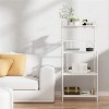 MOEPISY 4-Tier Kitchen Microwave Storage Rack with Metal Shelves - 2 of 4