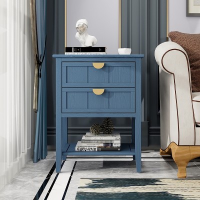 28.5"H Lockers Near Me,Small Lockers For Home,Entryway Storage Cabinet,2 Drawer Side Table For Bedroom,Living Room,Study-Maison Boucle‎