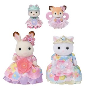 Calico Critters Flowering Princesses Set, Playset with 4 Figures and Accessories - 1 of 4