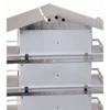 Birds Choice 36" Silver Unassembled Purple Martin House Watersedge Suites 4 Floor 8 Room Bird House: Weather-Resistant Aluminum, Pole Mount - 3 of 4