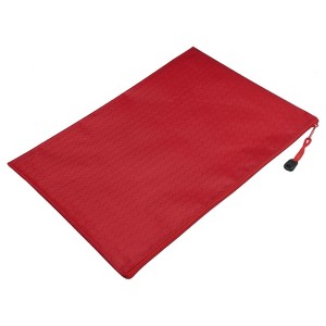 Unique Bargains Waterproof Cloth Zipper Home Office Travel File Bags 10 Pcs - 1 of 4