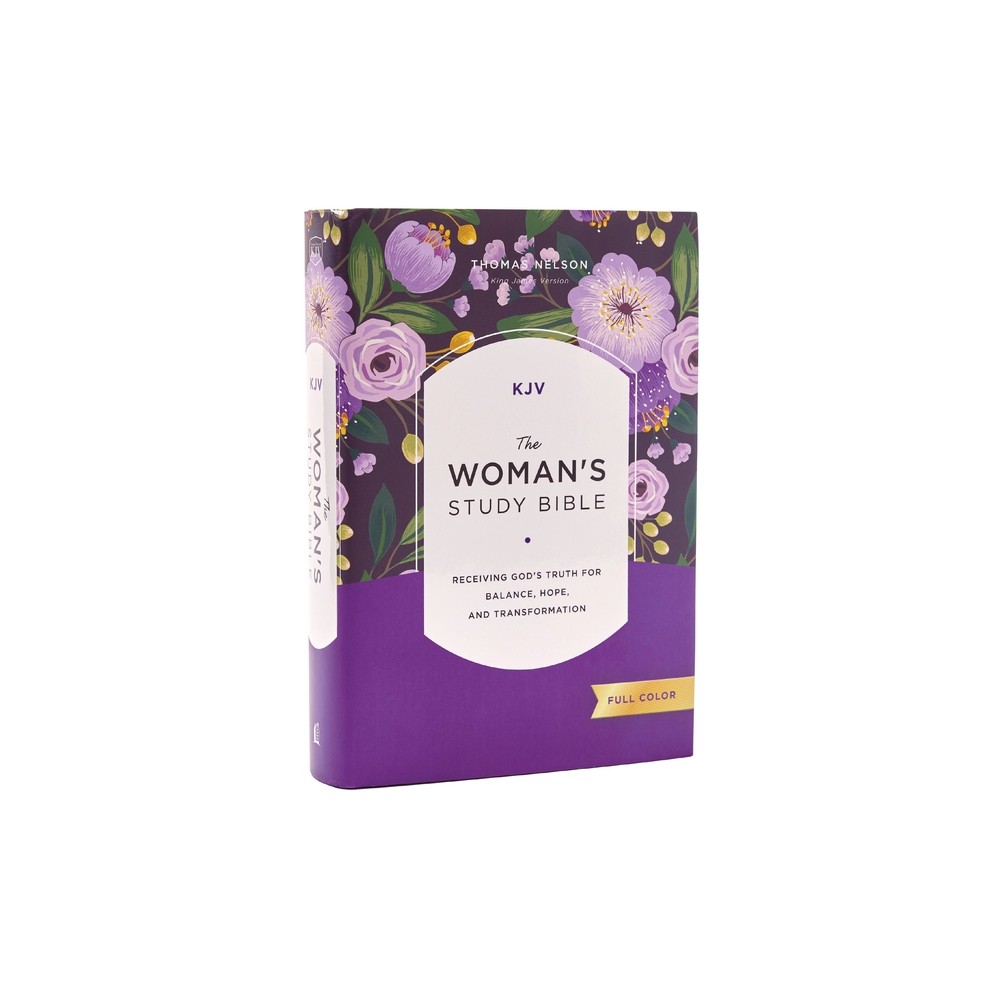 Kjv, the Woman's Study Bible, Hardcover, Red Letter, Full-Color Edition, Comfort Print - (The Woman's Study Bible) by Thomas Nelson