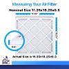 Filter King 11.25x19.25x0.5 Air Filter | 4-PACK | MERV 8 HVAC Pleated A/C Furnace Filters | MADE IN USA | Actual Size: 11.25 x 19.25 x 0.5" - 2 of 4