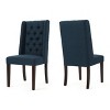 Set of 2 Blythe Tufted Dining Chairs - Christopher Knight Home - 2 of 4