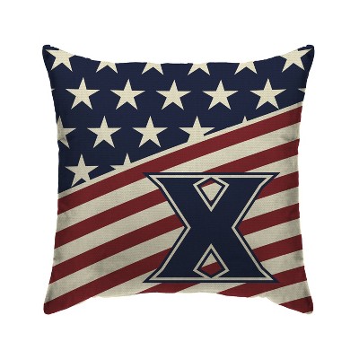 NCAA Xavier Musketeers Americana Decorative Throw Pillow
