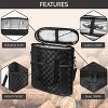 OPUX 3 Bottle Wine Carrier Tote, Insulated Leakproof Cooler Travel Bag, Portable Picnic BYOB Beach Party Gift Christmas - 4 of 4