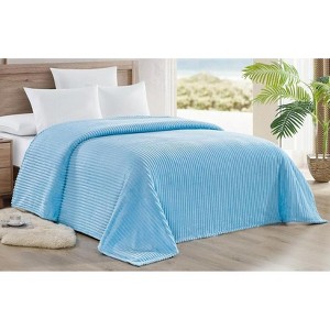 Noble House Ribbed Corduroy Extra Plush & Comfy All-Season Blanket - 1 of 3