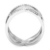 Slickblue Women's Polished Stainless Steel Ring with Clear CZ - Simple & Elegant Fashion Jewelry - Size 5-10 - 4 of 4