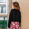 Women's Chic Black Knit Cropped - Cupshe - 4 of 4