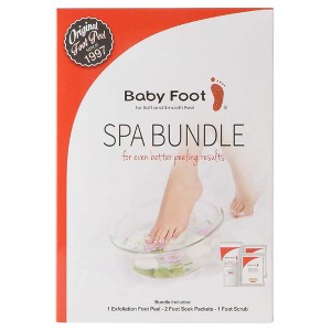 Baby Foot Spa Bundle - Exfoliant Foot Peel + 2 Foot Soaks and 1 Foot Scrub - Baby Feet Smoothening Foot Peel - (Exfoliation Bundle Set) - 1 of 4