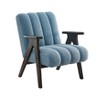 NicBex Accent Chair Modern Armchair with Wood Legs Lounge Chair Sofa Chair for Living Room, Bedroom, Reading Room - 2 of 4