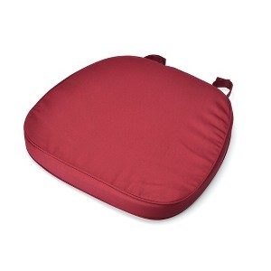 CSP Commerical Seating Products Hoop and Loop Burgundy Cushions Chairs - 1 of 3