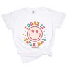 Simply Sage Market S.W.Smiley Today is Your Day Bold Smile Garment Dyed Tee - 2 of 4