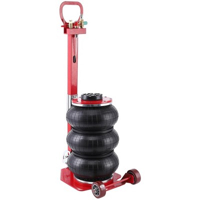 Pneumatic Triple Bag Air Jack 6600lbs Adjustable Handle Lifting Height Up To 17.7"