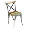 vidaXL Dining Chairs 2 pcs Solid Reclaimed Wood - 4 of 4