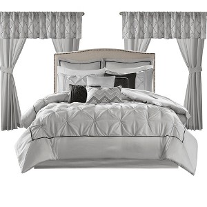 Gracie Mills Steele 24-Piece Faux silk Polyoni Tufted Room in a Bag - 1 of 4