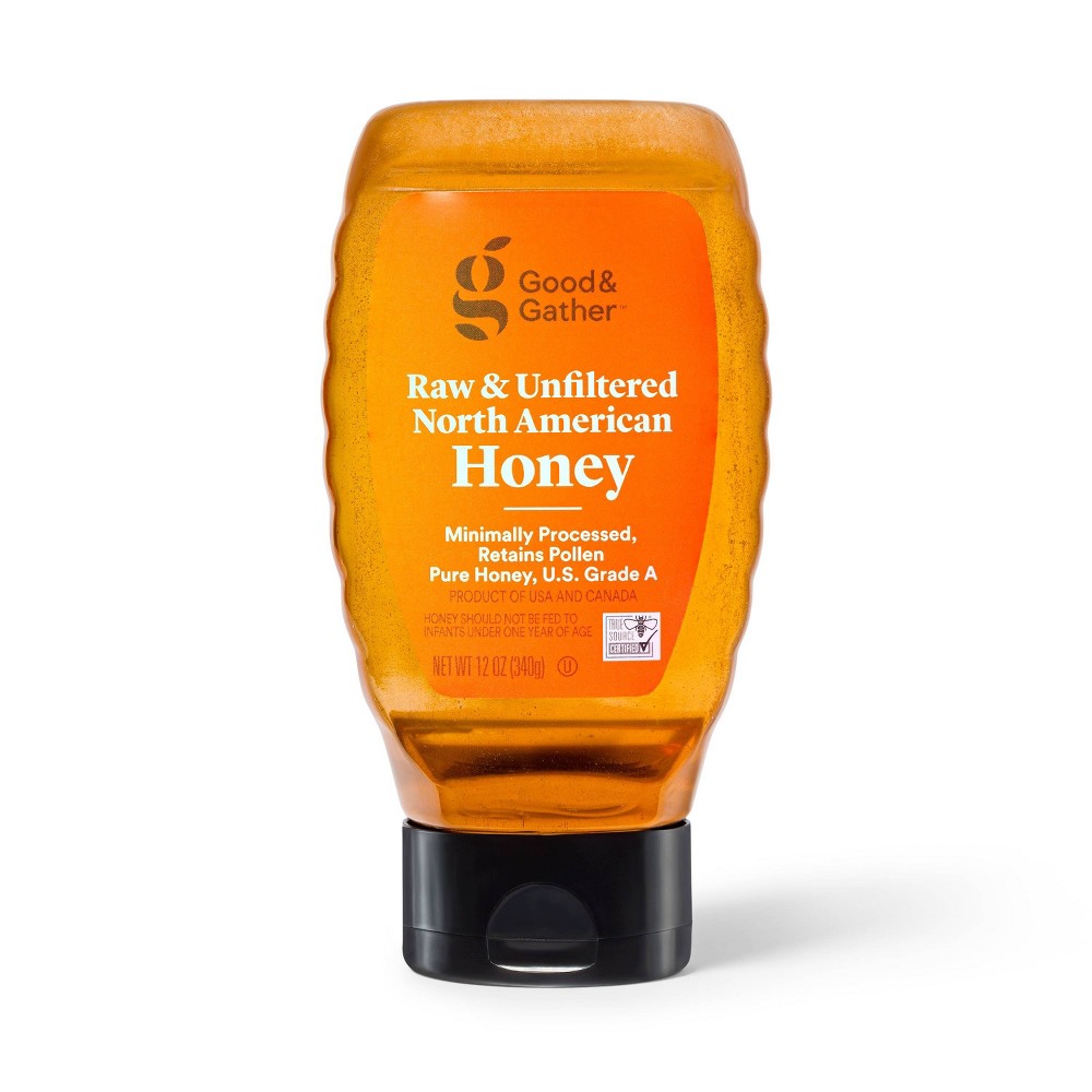 North American Pure Raw Unfiltered Honey - 12oz - Good & Gather