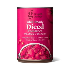 Chili-Ready Diced Tomatoes 14.5oz - Good & Gather™ - 1 of 3