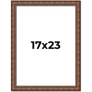 PosterPalooza | 17x23 Modern Bamboo Picture Frame, UV Acrylic, 5 Finishes - 1 of 4