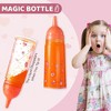 SYNCFUN Baby Doll Magic Bottle Set, 2 Disappearing Magic Milk & Juice Bottles with Caps and 2 Toy Pacifiers for Girls Christmas Birthday Gift - 4 of 4