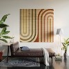 Colour Poems Bold Curvature Stripes I Wood Wall Mural - Society6 - 2 of 2