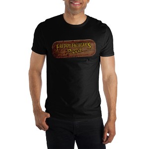 Freddy Fazbears Pizza Sign Mens Black Crew T-Shirt - 1 of 1