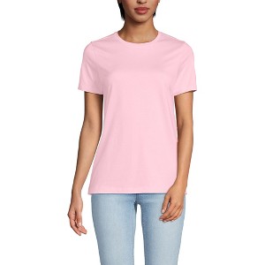 Lands' End Women's Relaxed Supima Cotton T-Shirt - 1 of 3