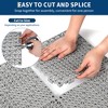 Modular Interlocking Cushion,50 Pack 12" x 12" Splicing Drainage Mats,Soft PVC Interlocking Drainage Garage Floor Tiles - 4 of 4