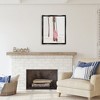 Stupell Industries Pink Surfboard on Coast Floating Frame Canvas Art - 3 of 4